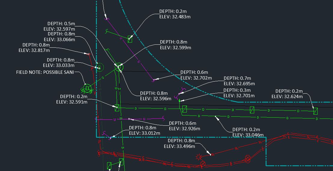 Ground Penetrating Radar & SUE Results