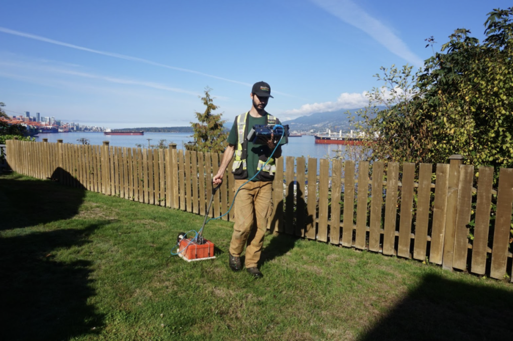 Underground oil tank locating in Vancouver