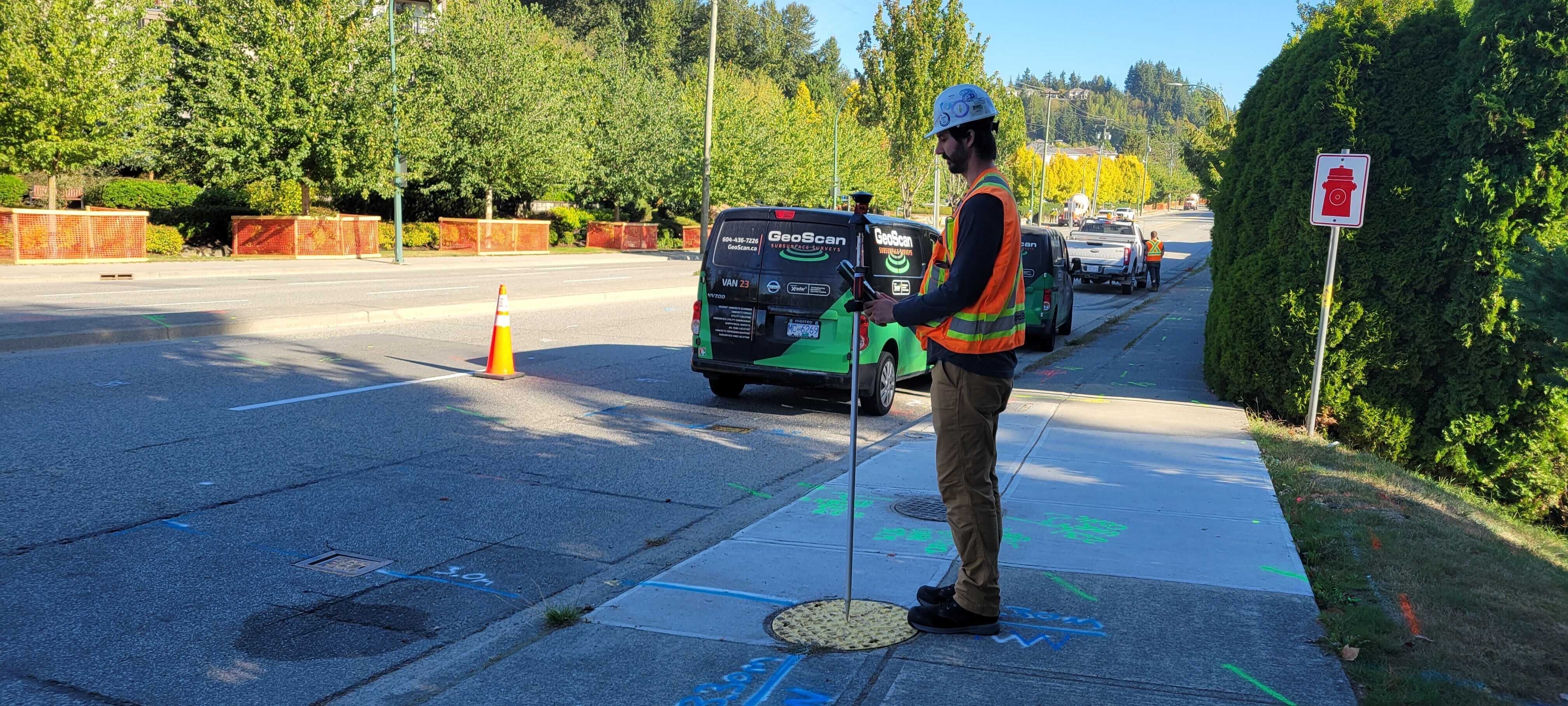 Utility Locate And Survey Of An Expanding University Campus Geoscan